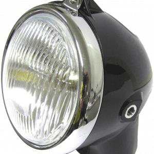 A NEW BLACK ROUND HEADLIGHT HONDA ST 50 70 ST50 ST70