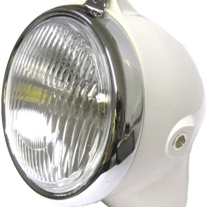 A NEW WHITE ROUND HEADLIGHT HONDA ST 50 70 ST50 ST70