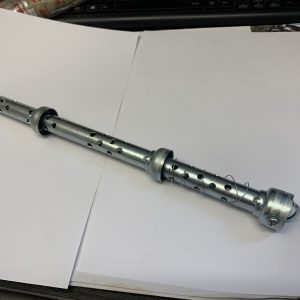 UNIVERSAL MOTORCYCLE CHROME EXHAUST BAFFLE 28MM 2 STOKE ENGINE