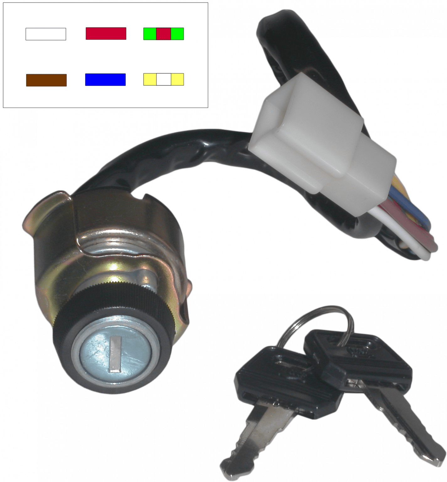 Kawasaki Z650 Z750 Z 650 750 (6 wires) Ignition Switch Bertrum's Bike