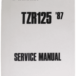 NEW OEM YAMAHA service  Manual For Yamaha TZR125 TZR 125  1987 TO 1992 O.E.