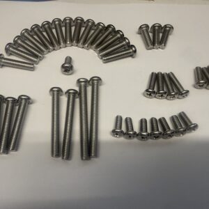 For Suzuki GT750 Motorcycle Engine  Screw Kit 41PCS 304 Stainless Steel Bolts