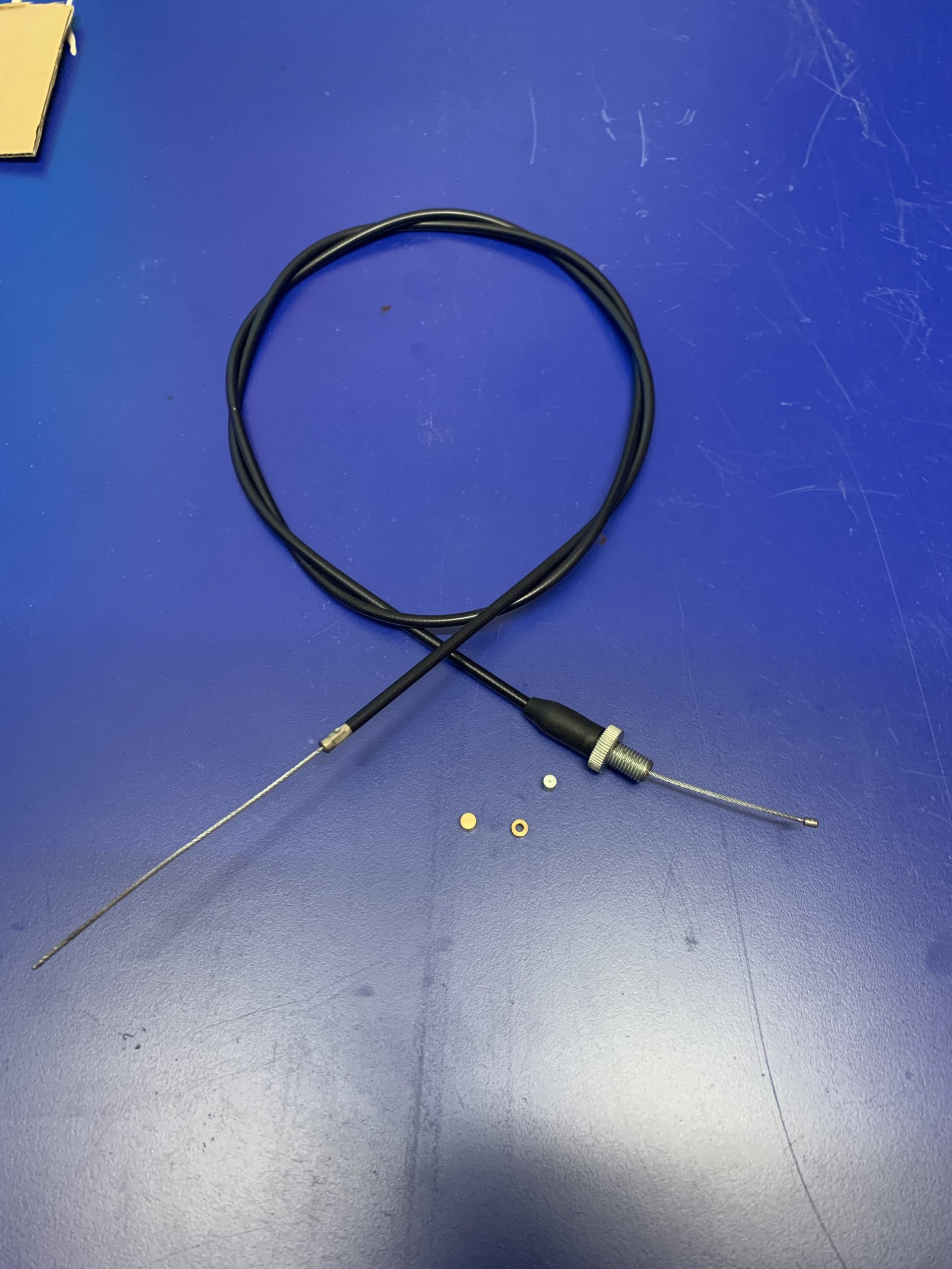 Chrome Bowden Brake Cable Set 1.3m – 1.5mm Inner & 5mm Outer With Nipples