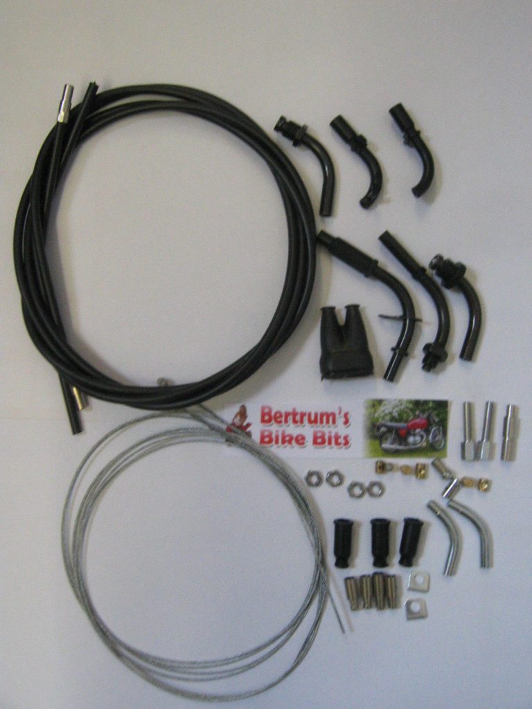 Universal Dual Throttle Motorcycle Cable Kit Bertrum's Bike Bits