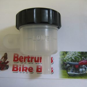Honda Yamaha Kawasaki Suzuki Master Cylinder brake fluid Resevoir Bottle Round