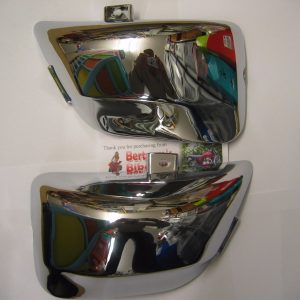 YAMAHA VIRAGO XV 535  XV535  CHROME SIDE PANELS PANEL COVER COVERS NEW