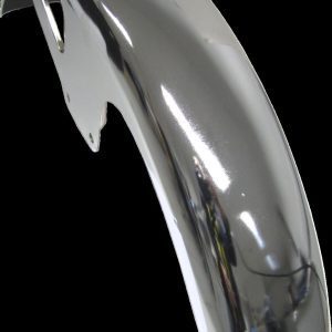 NEW Suzuki GP100 GP125 GP 100 125 CHROME FRONT MUDGUARD