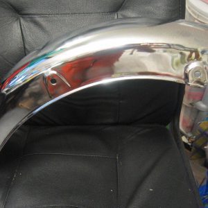 NEW Suzuki ZR 50 80  CHROME REAR MUDGUARD 6311026402