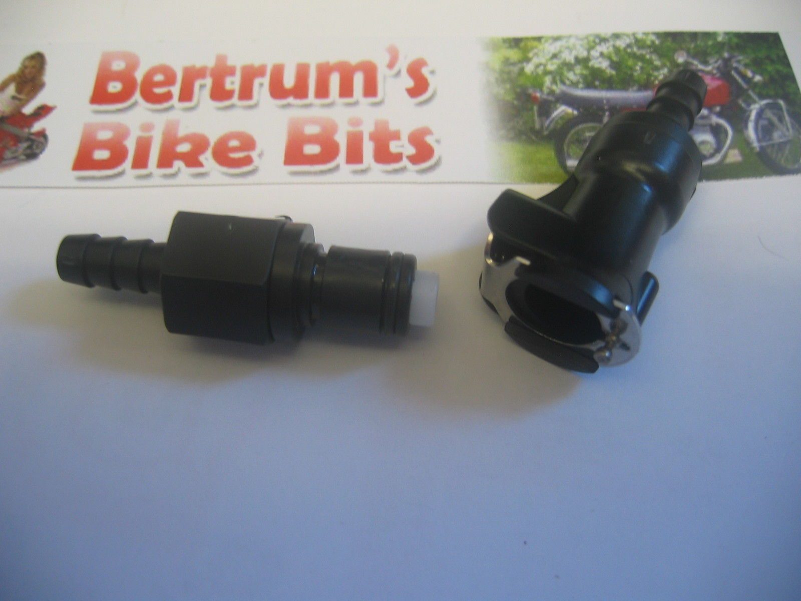 Honda Yamaha Kawasaki Suzuki Quick Release Non Drip 8mm Fuel Coupler