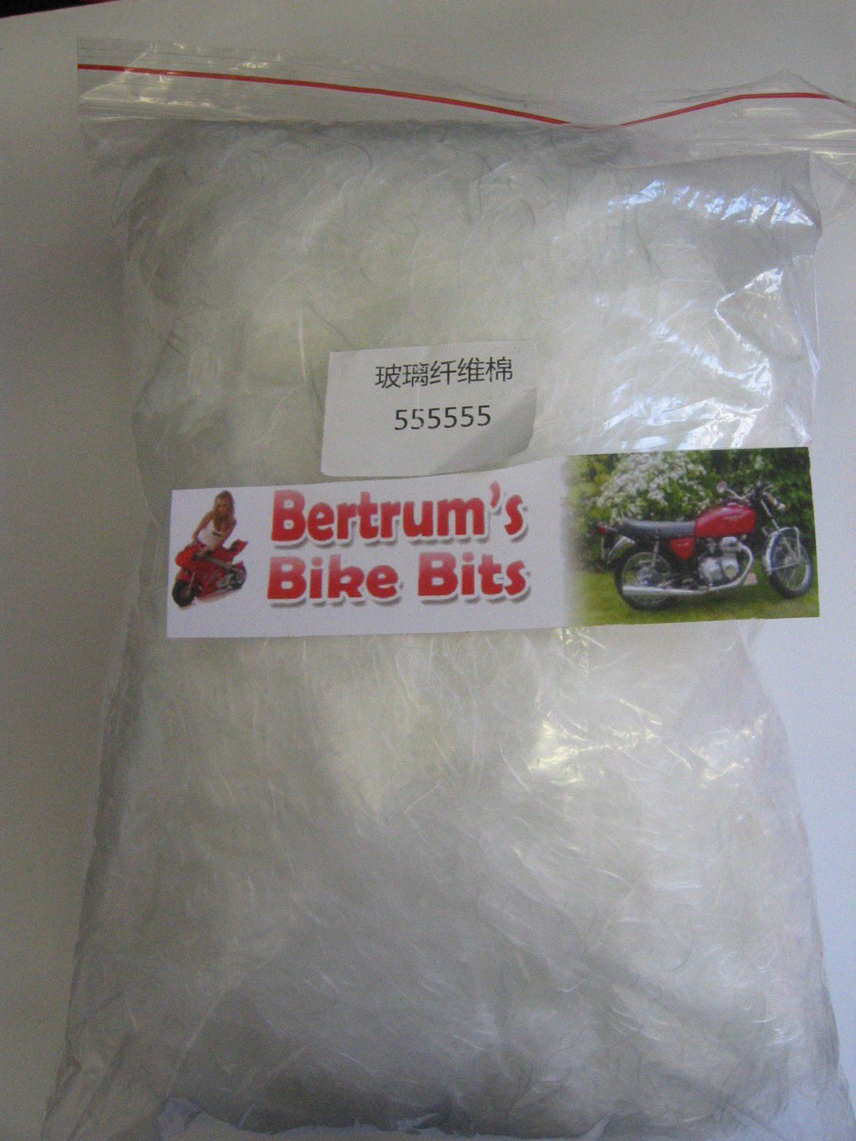 UNIVERSAL MOTORCYCLE Exhaust Baffle Packing Wool (Loose Type) Bertrum